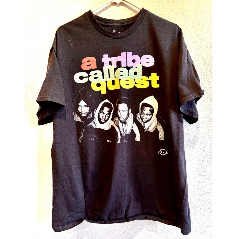 Vtg A Tribe Called Quest Black Graphic T-Shirt